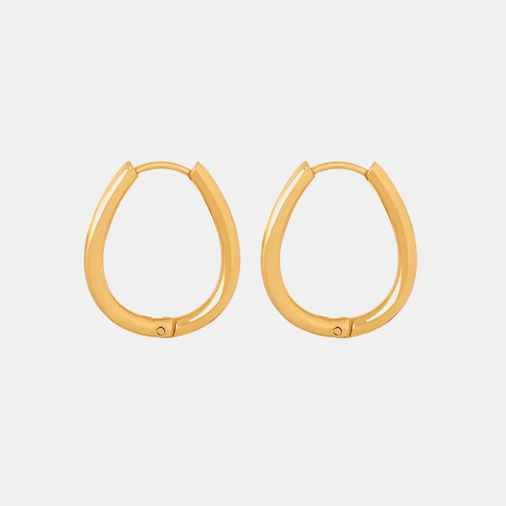 The Aurora Drop Huggie Earrings