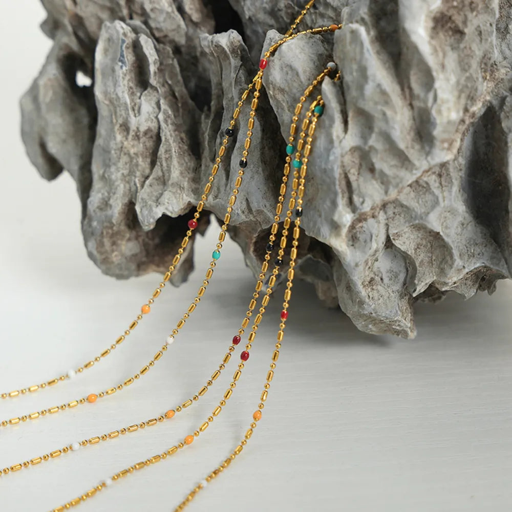 The Chromatic Drop Necklace