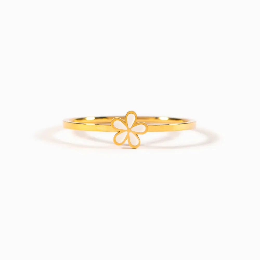 The Flora Enamel Ring