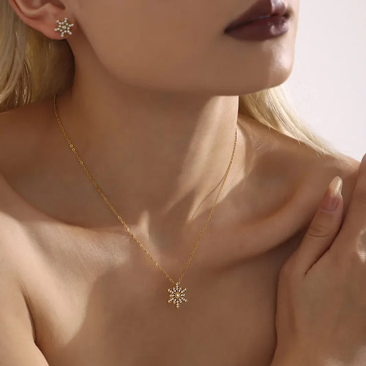 The Lumina Snowflake Necklace