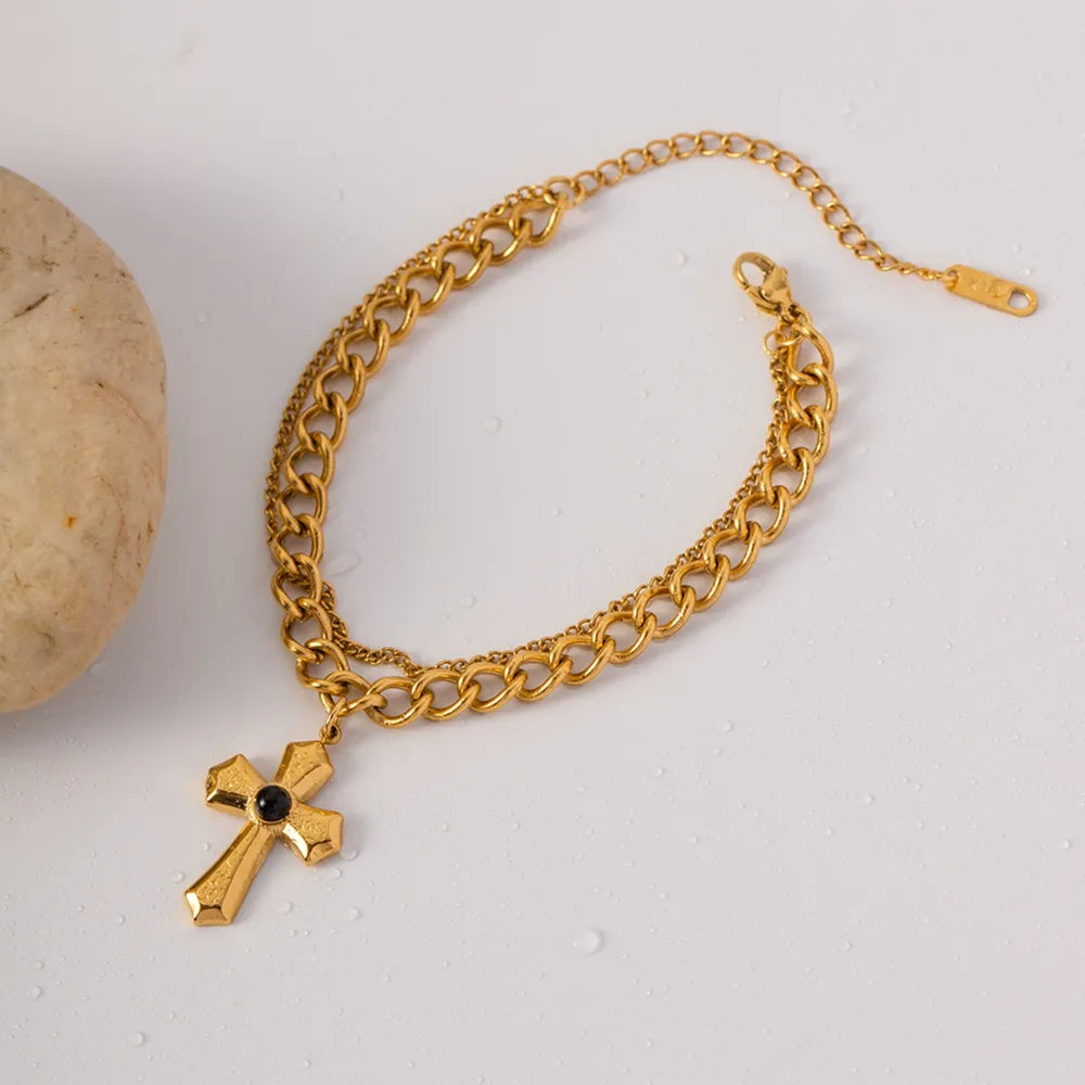 The Valiant Cross Bracelet