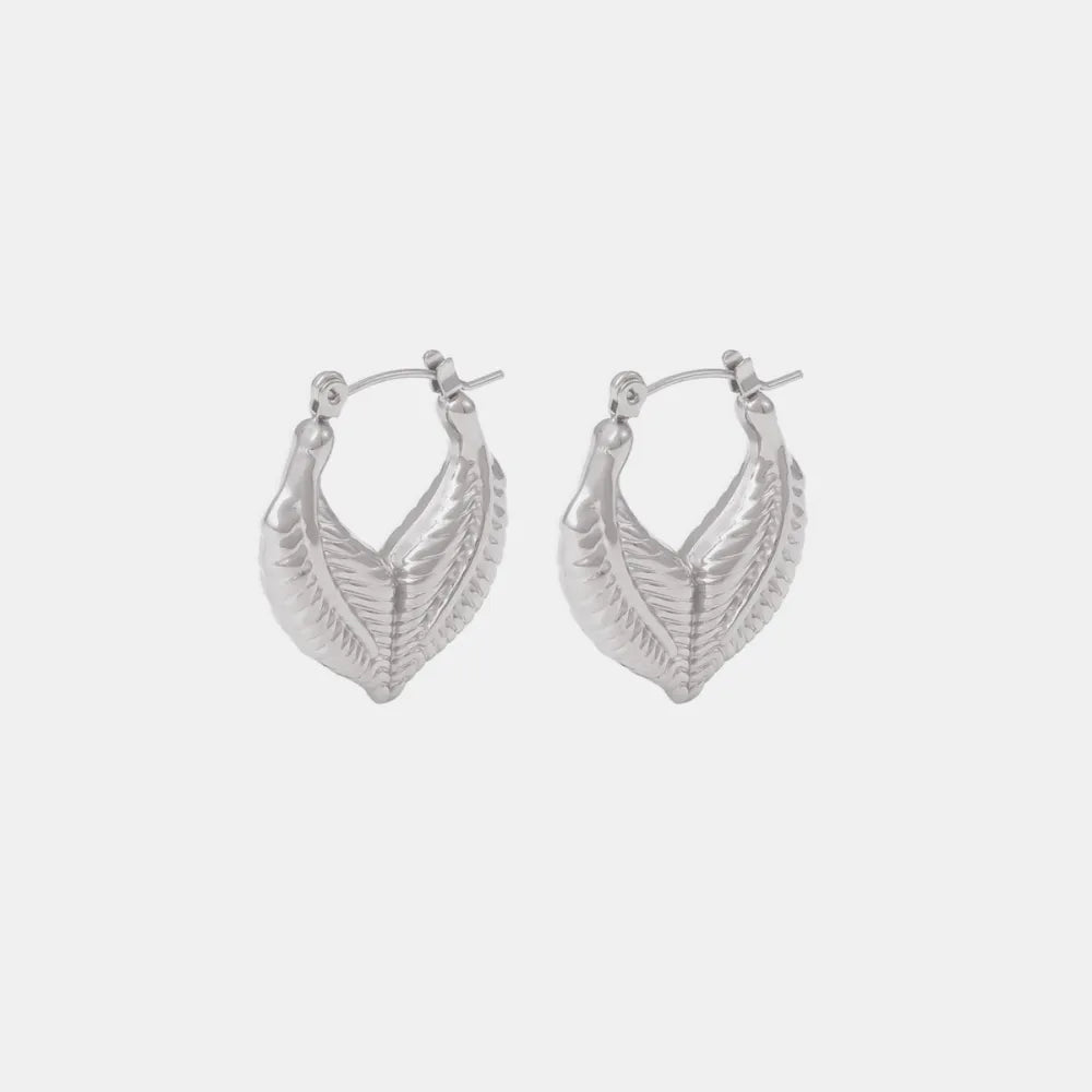 The Aurea Leaf Hoops