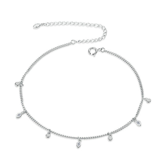 The Glimmering Dewdrop Anklet