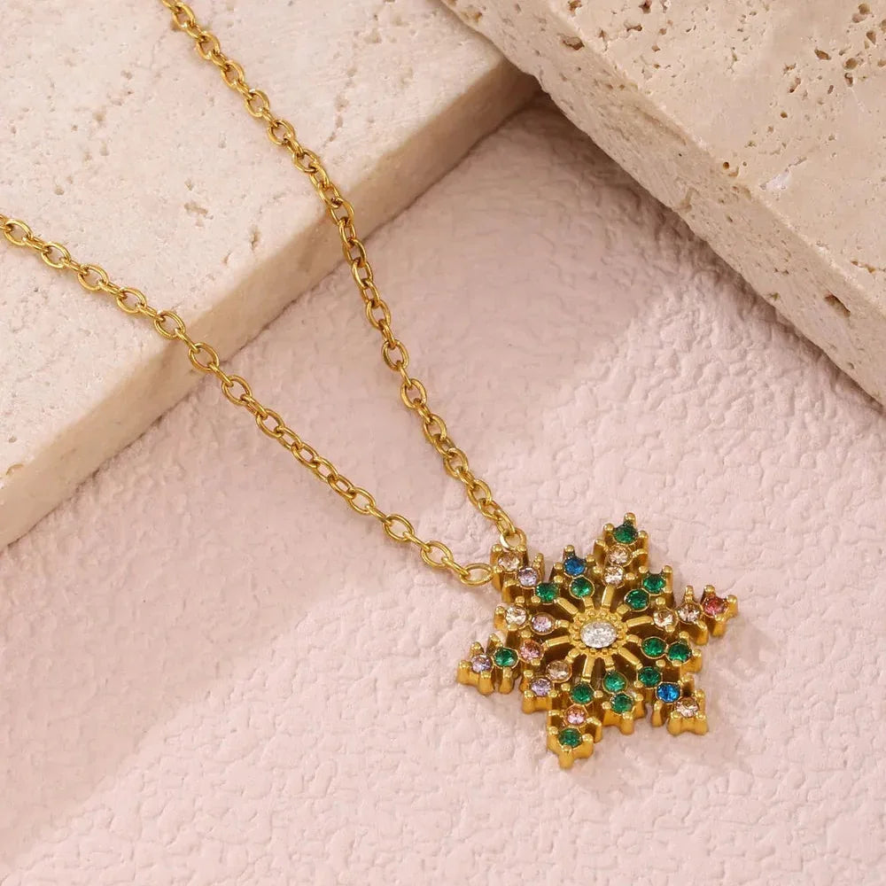 The Lumina Snowflake Necklace