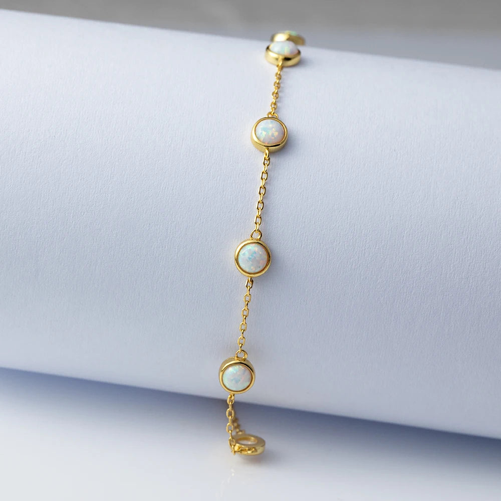 The Celestial Seven Opal Bracelet