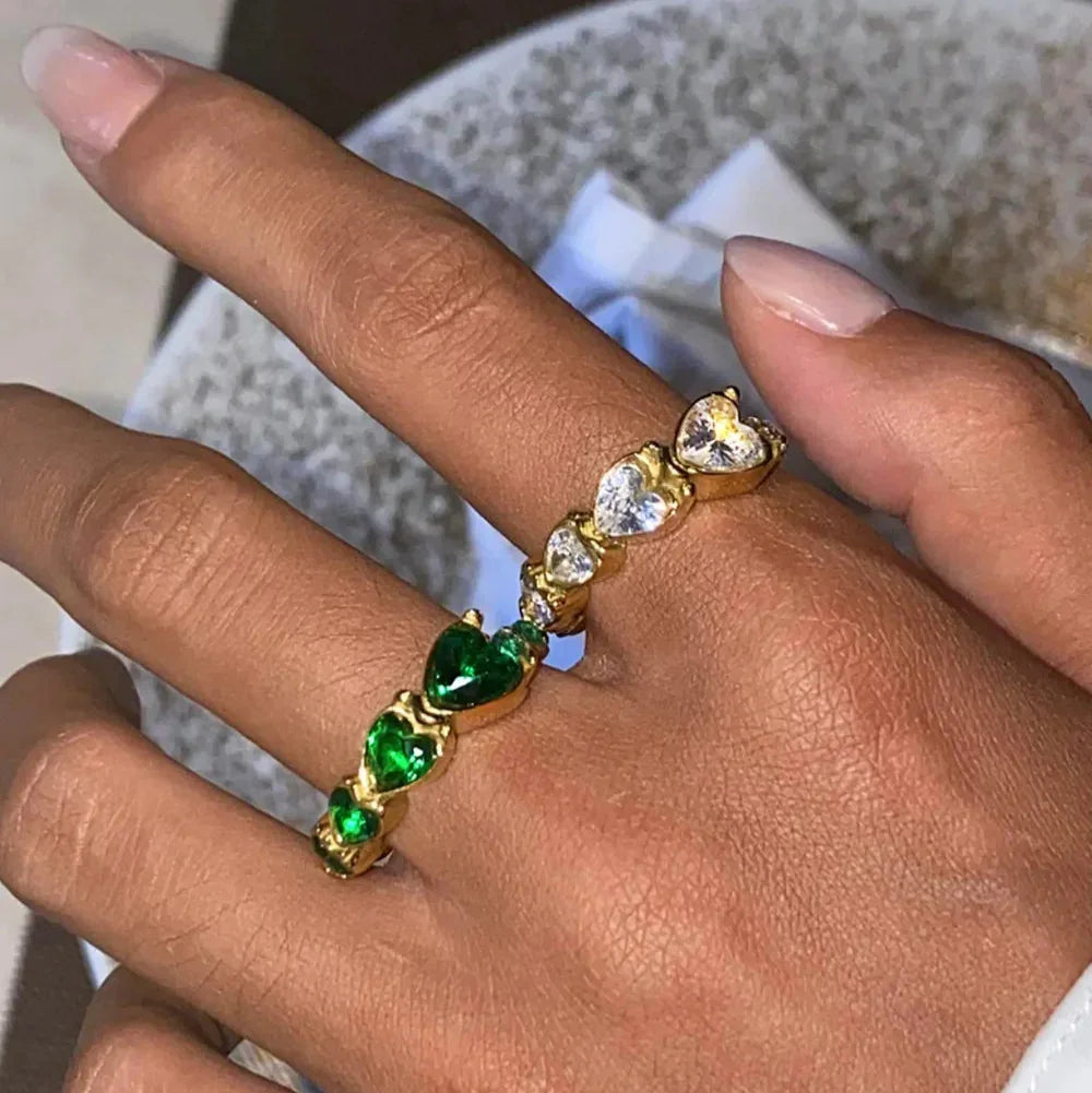 The Emerald Heart Ring