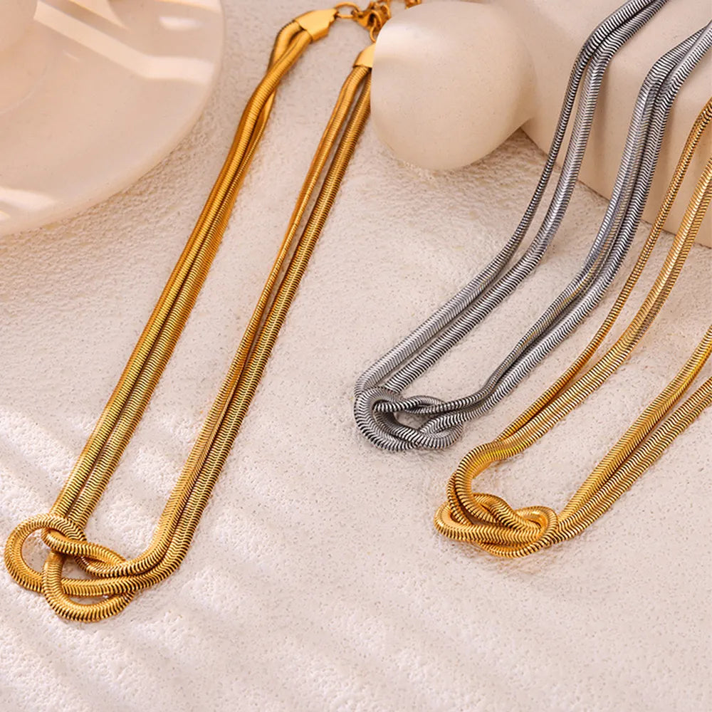 The Boundless Knot Necklace
