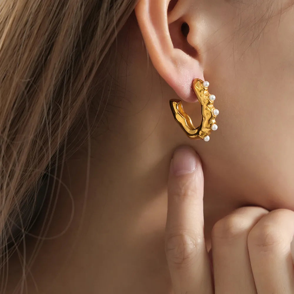 The Whispering Ripple Earrings