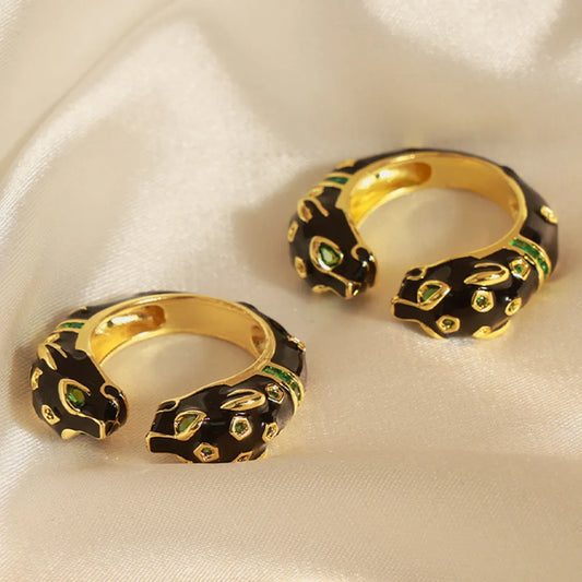 The Noir Panther Ring