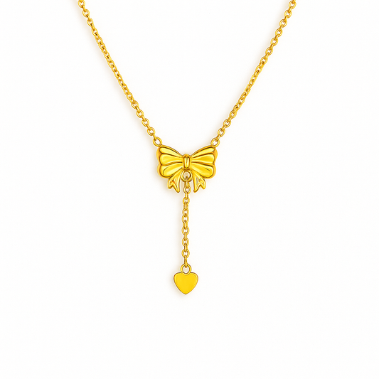 The Golden Bow Necklace