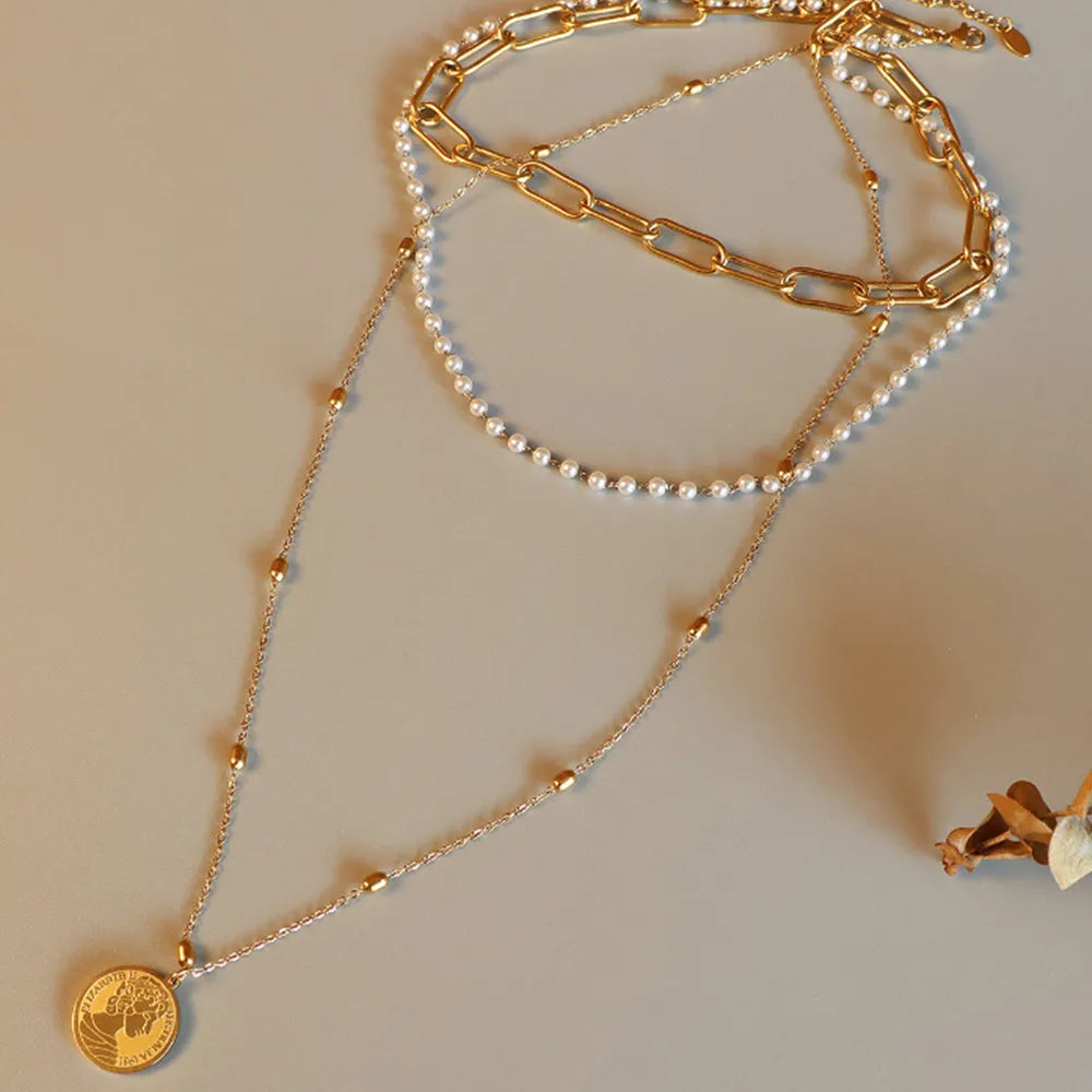 The Tri-Layered Harmony Necklace