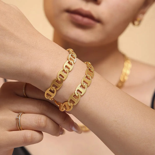 The Golden Weave Bracelet