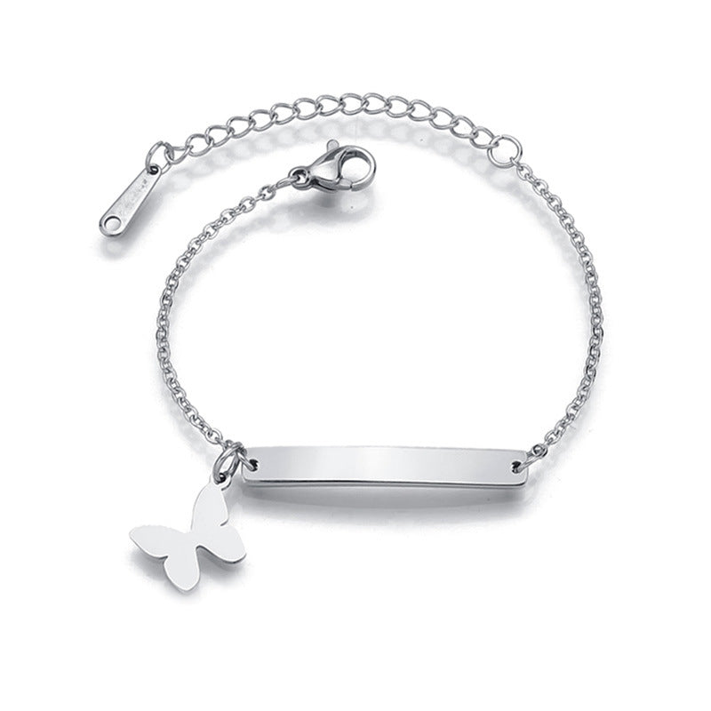 The Three-Tone Engravable Bar Bracelet