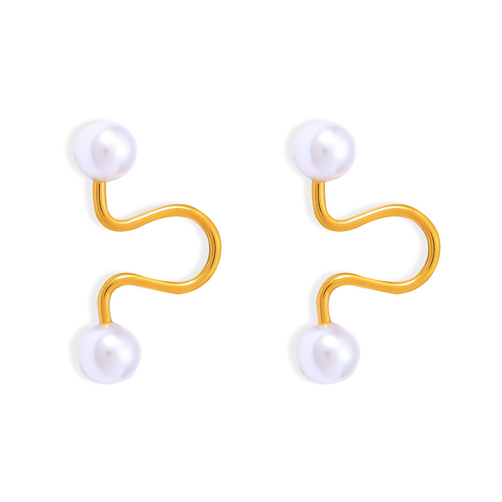 The Serpentine Pearl Earrings