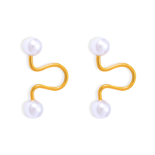 The Serpentine Pearl Earrings