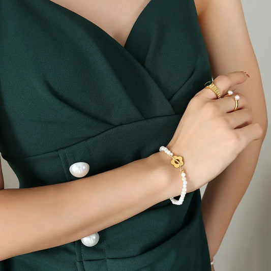 The Flourish Pearl Bracelet