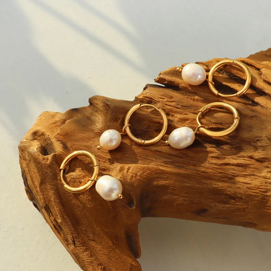 The Lunar Pearl Earrings