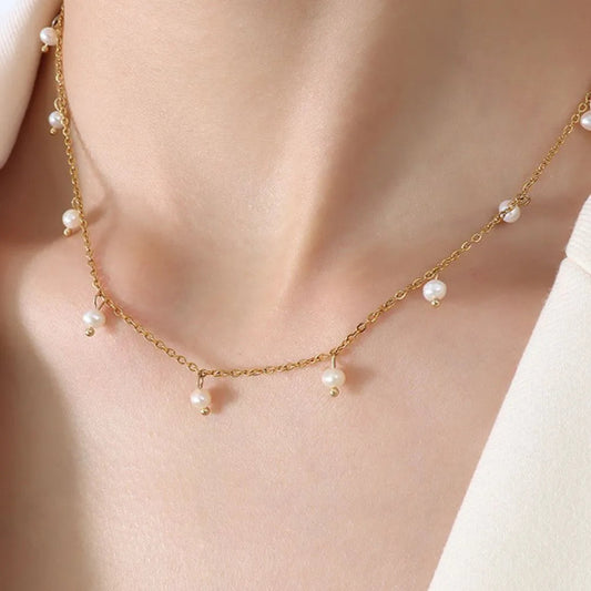 The Whispering Pearl Necklace