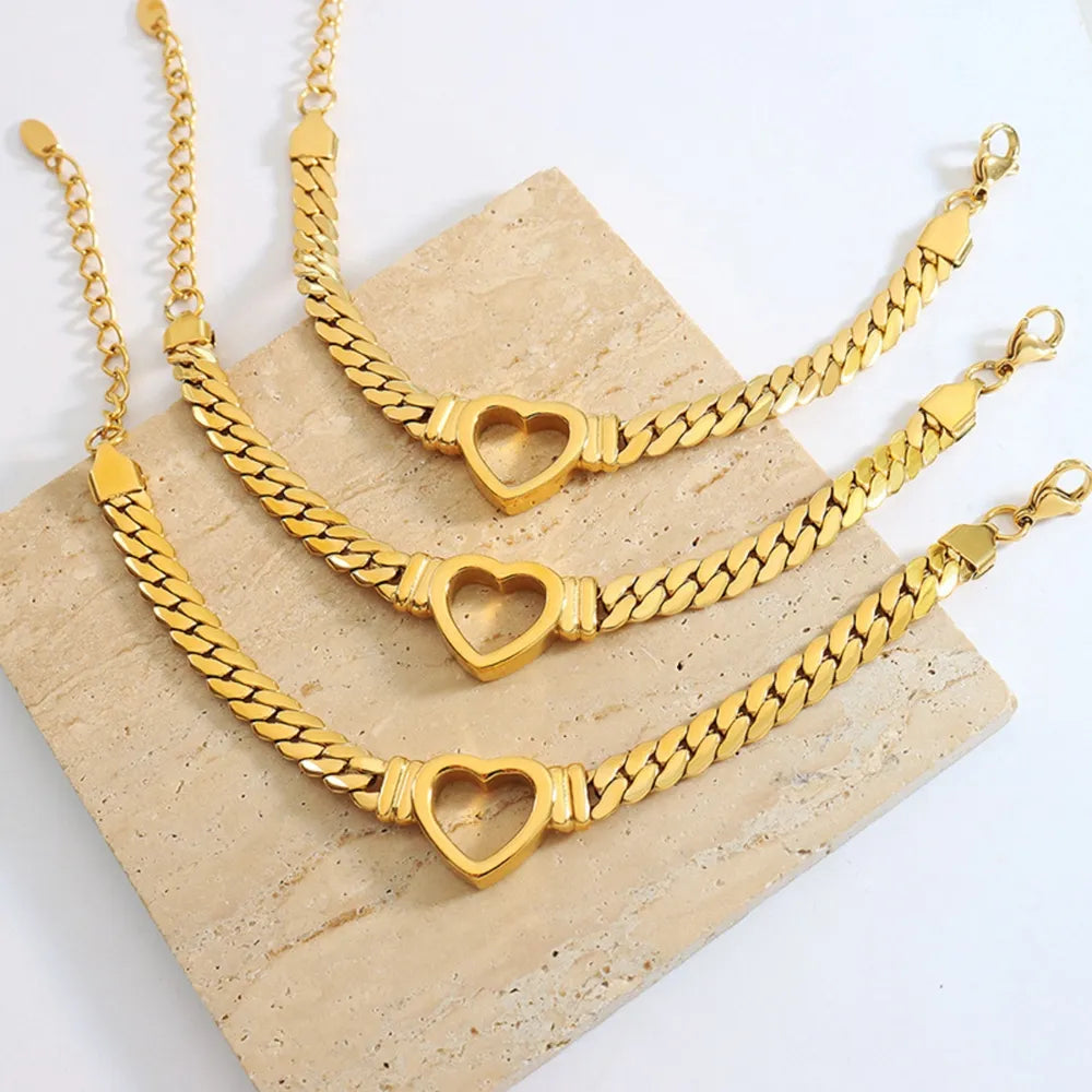 The Heartfelt Chain Bracelet