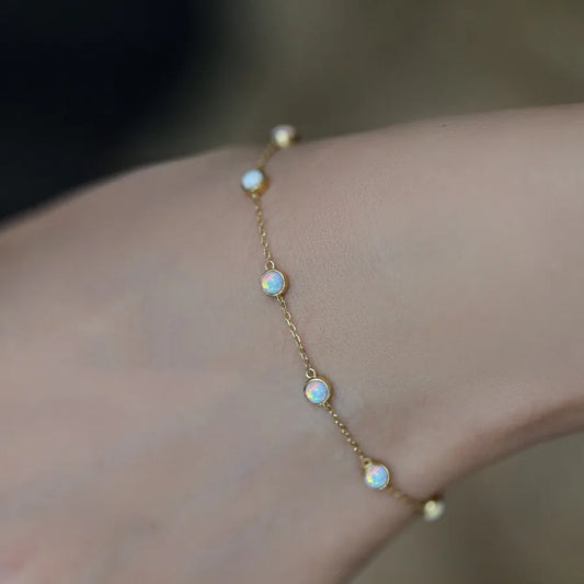 The Celestial Seven Opal Bracelet