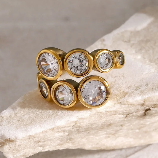 The Luminous Embrace Ring