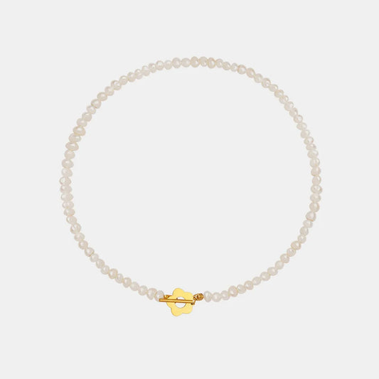 The Flora Pearl Toggle Necklace