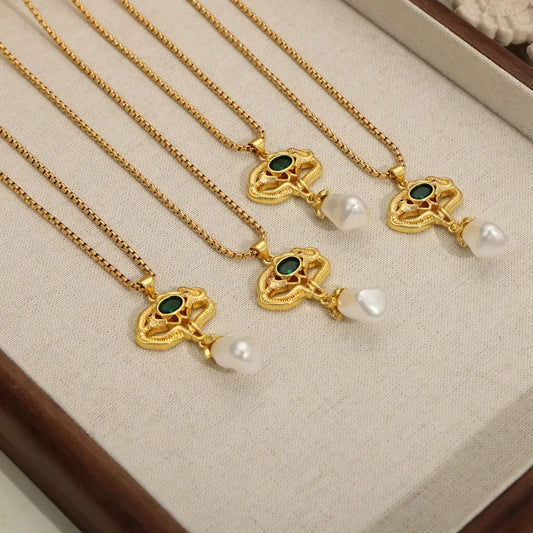 The Emerald Bloom Necklace