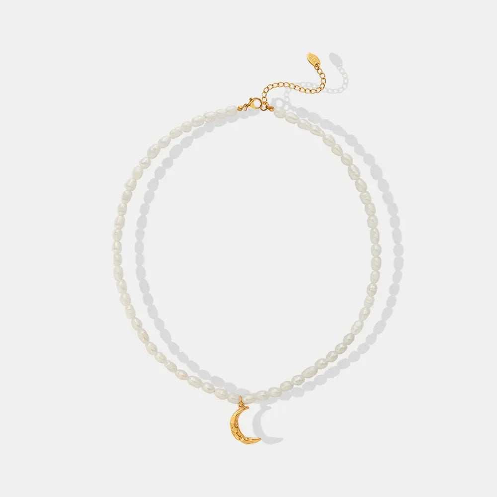 Title The Lunar Pearl Necklace