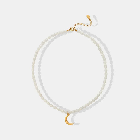 Title The Lunar Pearl Necklace